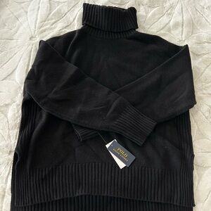 Polo Ralph Lauren Black Turtleneck Sweater